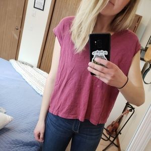 Plain pink tee shirt